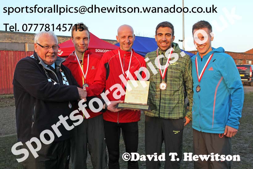Senior men, National Cross Country Relays, Berry Park, Mansfield. Photo: David T. Hewitson/Sports for All Pics